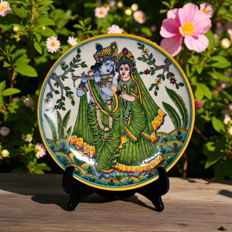 Plates & Wall Art — handmade Jaipur blue pottery